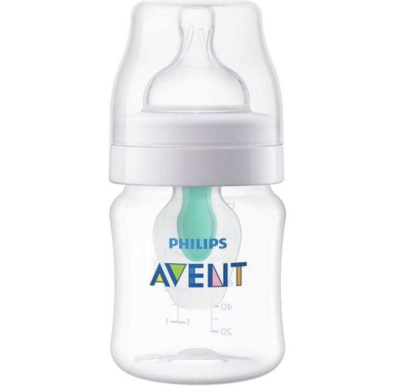 Philips Avent Anti-Colic Baby Bottle with AirFree Vent 4oz 1pk Clear SCY701/91