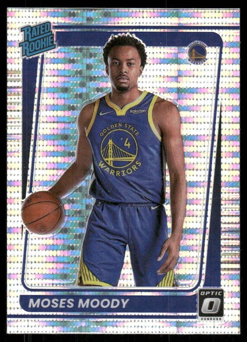 2021-22 Donruss Optic #184 Moses Moody Fanatics Box Set