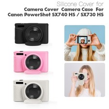 Soft Silicone Case Protective Cover For Canon PowerShot SX740 HS/SX730 HS Camera