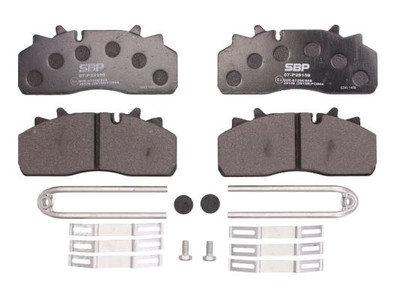 SBP 07-P29159 Bremsbelagsatz, Scheibenbremse für DAF