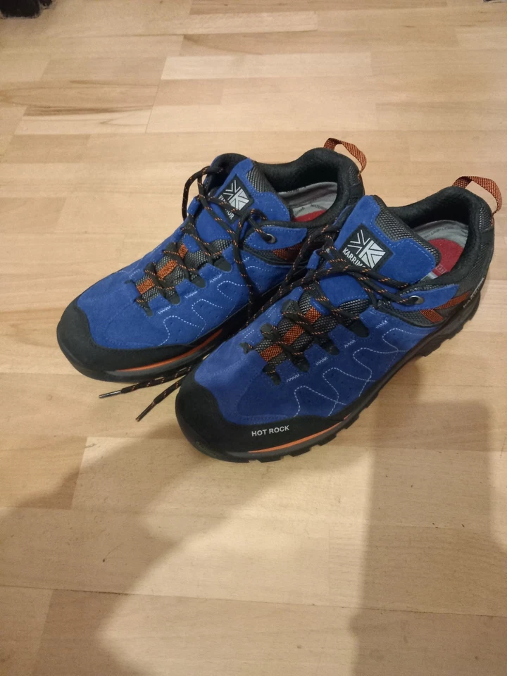 HERREN Wanderschuhe GR.45 von Karrimor NEU in Blau/Orange , Wasserdicht
