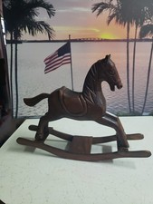 VTG WOODEN ROCKING HORSE