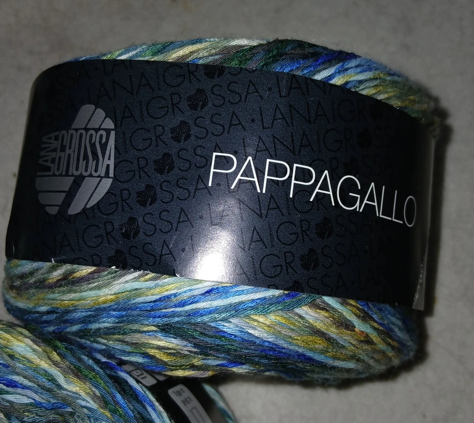 Lana Grossa Pappagallo, Fb. 010, Baumwolle/Microfaser, 300g Garnpaket - Bild 2 von 3