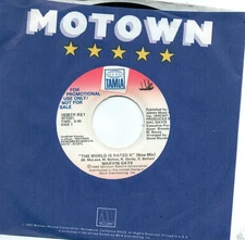MARVIN GAYE- THE WORLD IS RATED X / same flip side  (PROMO)          (M-)