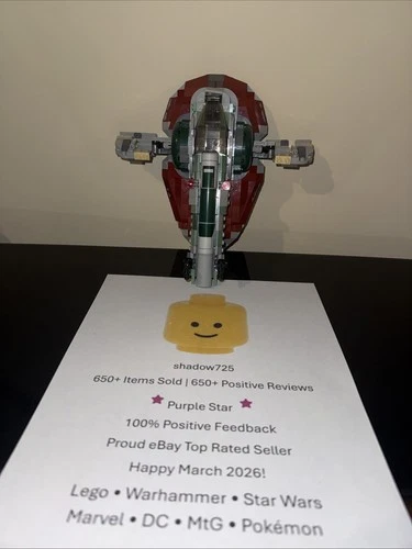 LEGO Star Wars 75312 Boba Fett's Starship | No Box, Manual, or Figs