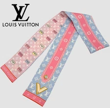 Louis Vuitton M77690 Bandou Silk Scarf Monogram