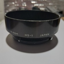 VINTAGE Nikon HS-1 Lens Hood for Nikkor 50mm f1.4 Snap-On Type