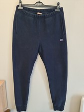 Champion Men’s Rib Cuff Slim Fit Fleece Joggers Size M Navy Colour