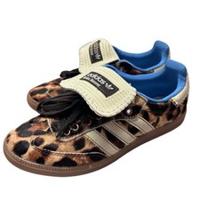 Adidas x Wales Bonner Samba Pony Leopard Print Sneakers Shoes IE0578 SIZE 7