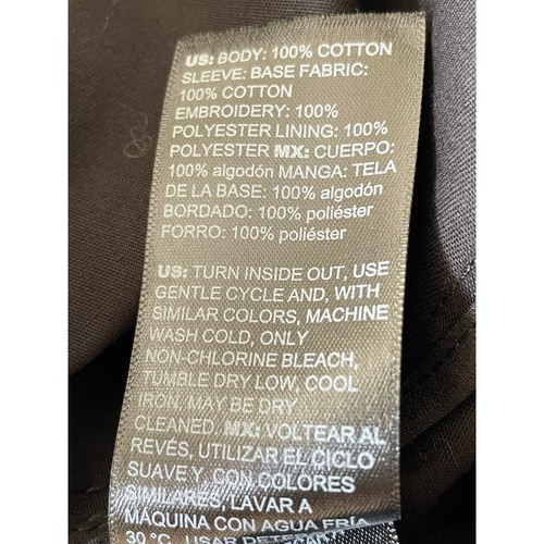 White House Black Market bestickte Cargojacke Ösenärmel schwarz Gr. 14 - Bild 13 von 15