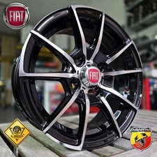 Kit 4 Cerchi in lega da 13" Compatibili con Fiat Ritmo Seicento Punto + 500 600