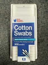 6 Boxes Good Neighbor Pharmacy Cotton Swabs 300ct Each
