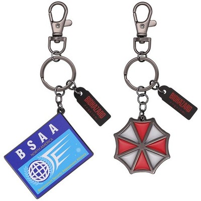 USJ Exclusive Resident Evil BSAA/U.B.C.S. Keychain Set Halloween 2026