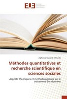 MéThodes Quantitatives Et Recherche Scientifique En Sciences Sociales Alphonse M