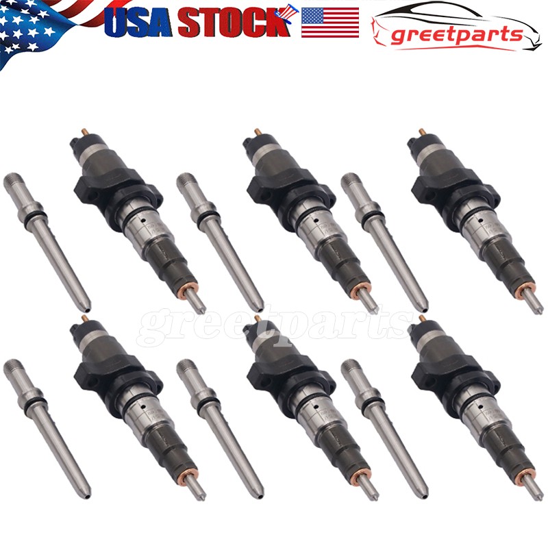 6X Fuel Injector 0445120255 For 2003-2004 Dodge Ram2500 3500 Cummins 5.9L USA thumbnail 3