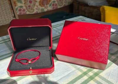 Cartier Kordelarmband Rot, 750er 18K Gelbgold, Full Set Box + Zertifikat