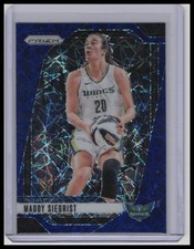 2024 Panini Prizm WNBA #94 Maddy Siegrist Blue Velocity Prizms