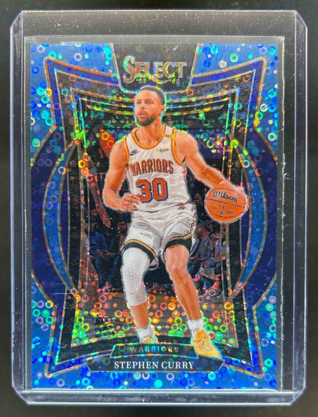 2024-25 Select Stephen Curry Concourse Light Blue Disco Prizm #36/99 Warriors
