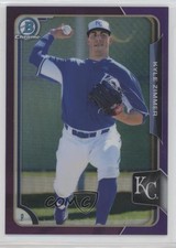 2015 Bowman Draft Chrome Purple Refractor 187/250 Kyle Zimmer #81 z6b