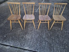 Ercol 391 Blonde Dining Chairs Set of 4 All Purpose