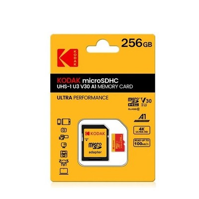Kodak Official 32GB 64GB 128GB 256GB Micro SD HC Flash Memory Card Class 10