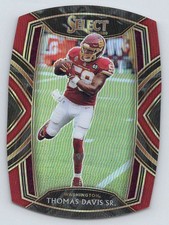 2020 Select Prizm Red Die Cut #221 Thomas Davis Sr. (ref 222618)