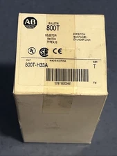 Allen-Bradley 800T-H33A Ser T 2 Position Mntd Key Selector Switch New In Box