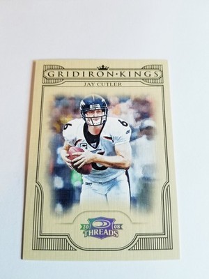JAY CUTLER 2008 THREADS DIAMOND KINGS GOLD #20/100 BRONCOS BEARS #45
