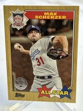 2022 Topps Series 2 - 1987 Topps All-Star Baseball Max Scherzer #87AS-43