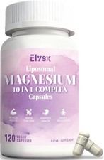 10-in-1 Magnesium 500mg Supplement Complex, Magnesium for Women, 120ct.