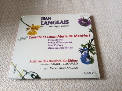 Jean Langlais: Musique Vocale - Kantate, Motetten.... - Coquard - CD Sonnenwende NEU