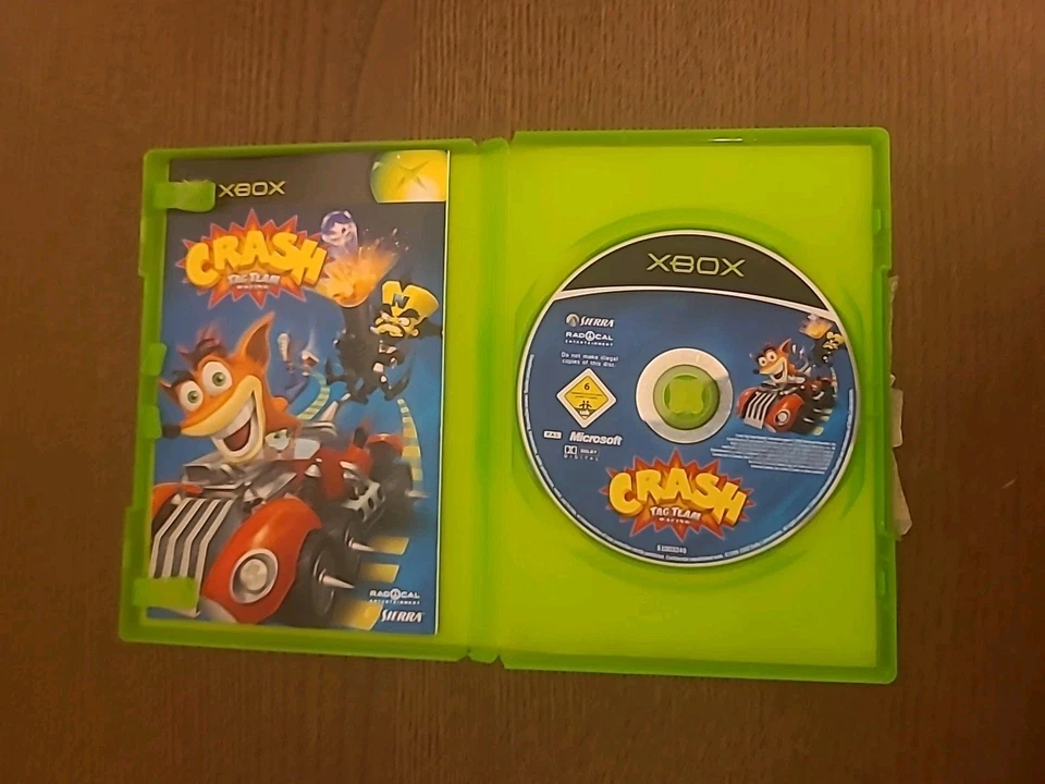 JEU XBOX 1ERE GÉNÉRATION CRASH TAG TEAM RACING / COMPLET, photo 2 sur 4