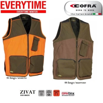 Gilet da lavoro COFRA ZIVAT 200 g/m² agricoltura, caccia, contro il vento +