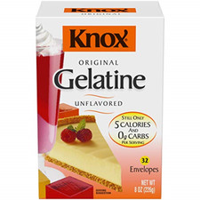 Knox Unflavored Gelatin Packets, 32 Count, Perfect for Jello and Desserts