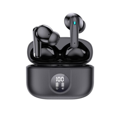 DOCK ME P91 ANC Wireless Earphone 40dB Noise Cancelling Bluetooth 5.3 Headphone 