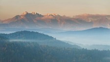 Landscape mountains tatra nature Custom Gaming Mat Desk