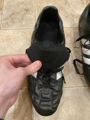 Vintage 1999 Adidas Soccer Cleats Football SZ 12 Green  display picture 3