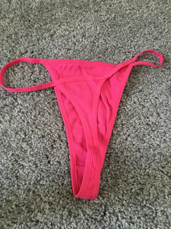 Tanga Baby Rib American Apparel 4313 fucsia 100 % algodón peinado talla 2 Foto 2 de 2