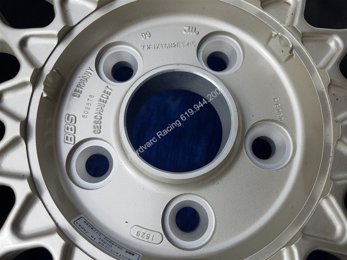 BBS RG240 FORGED鍛造 17x7j 45 5h 114.3 100 BBS RG-R 4x100 17x7.0
