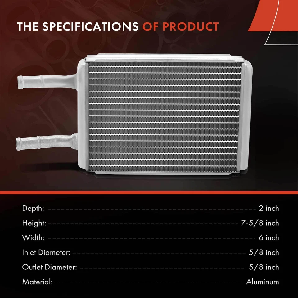 Núcleo de calefacción de climatización trasero para Ford E-150 E-350 E-450 Econoline Club Wagon Windstar Foto 3 de 4