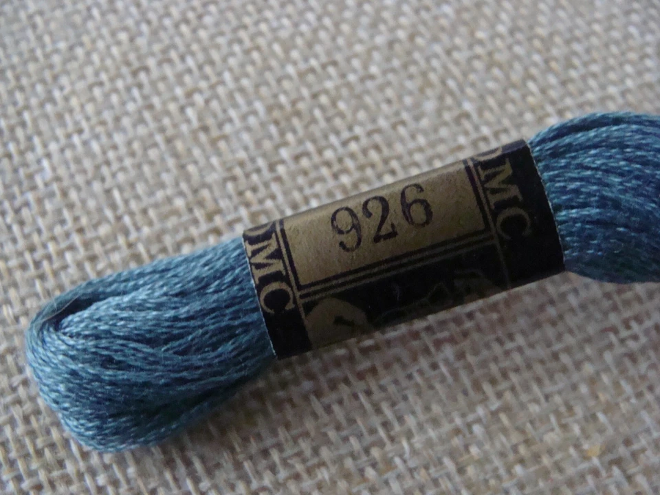 NEW Lot 5 DMC Cotton Embroidery Floss Blue 926 - Image 4 of 4