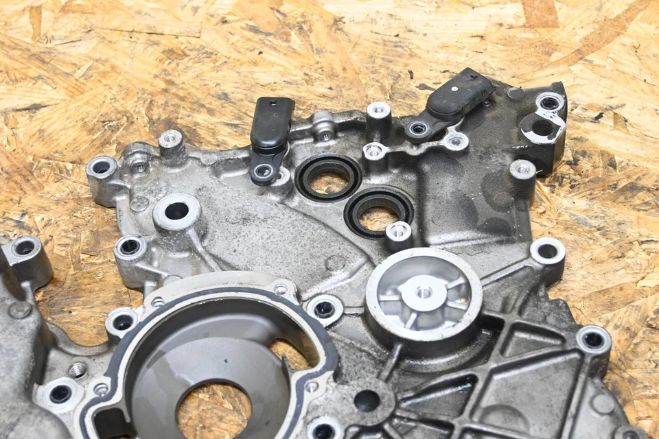 Conjunto de cubierta de cadena de distribución delantera del motor 10-15 Chevy Camaro 3,6 L OEM 81 k Foto 3 de 4