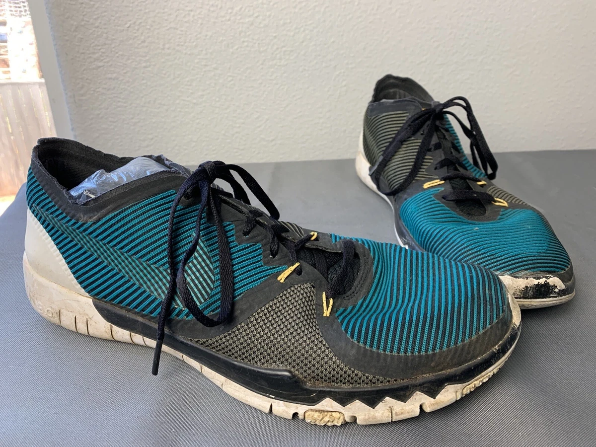 Nike Dual Fusion Run 3 Men 10.5 Black Blue Running‎ Shoes Athletic Gym Nike dual fusion run 3 654150 -401 blue neon | Mercari main image 2