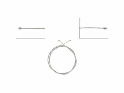 For 1975 Chevrolet Laguna Parking Brake Cable Intermediate Dorman 51965ZN Coupe