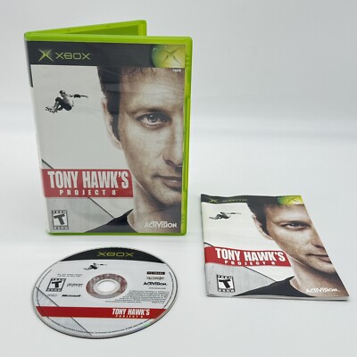 Tony Hawks Project 8 (Microsoft Xbox 2006) Black Label CIB With Manual - TESTED