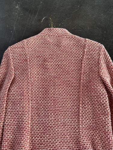 St John Collection Blazer Jacket Red Clay Paprika NWT $1445 - Picture 7 of 7