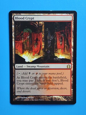 MTG 1x Blood Crypt LP Return to Ravnica Magic the Gathering