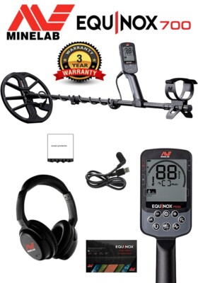 MINELAB EQUINOX 700 METAL DETECTOR with 11'' Coil + 3 YEAR WARRANTY +