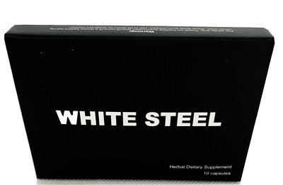 #ad White Steel Original male Enhancement All Natural 3 Packs $92.00