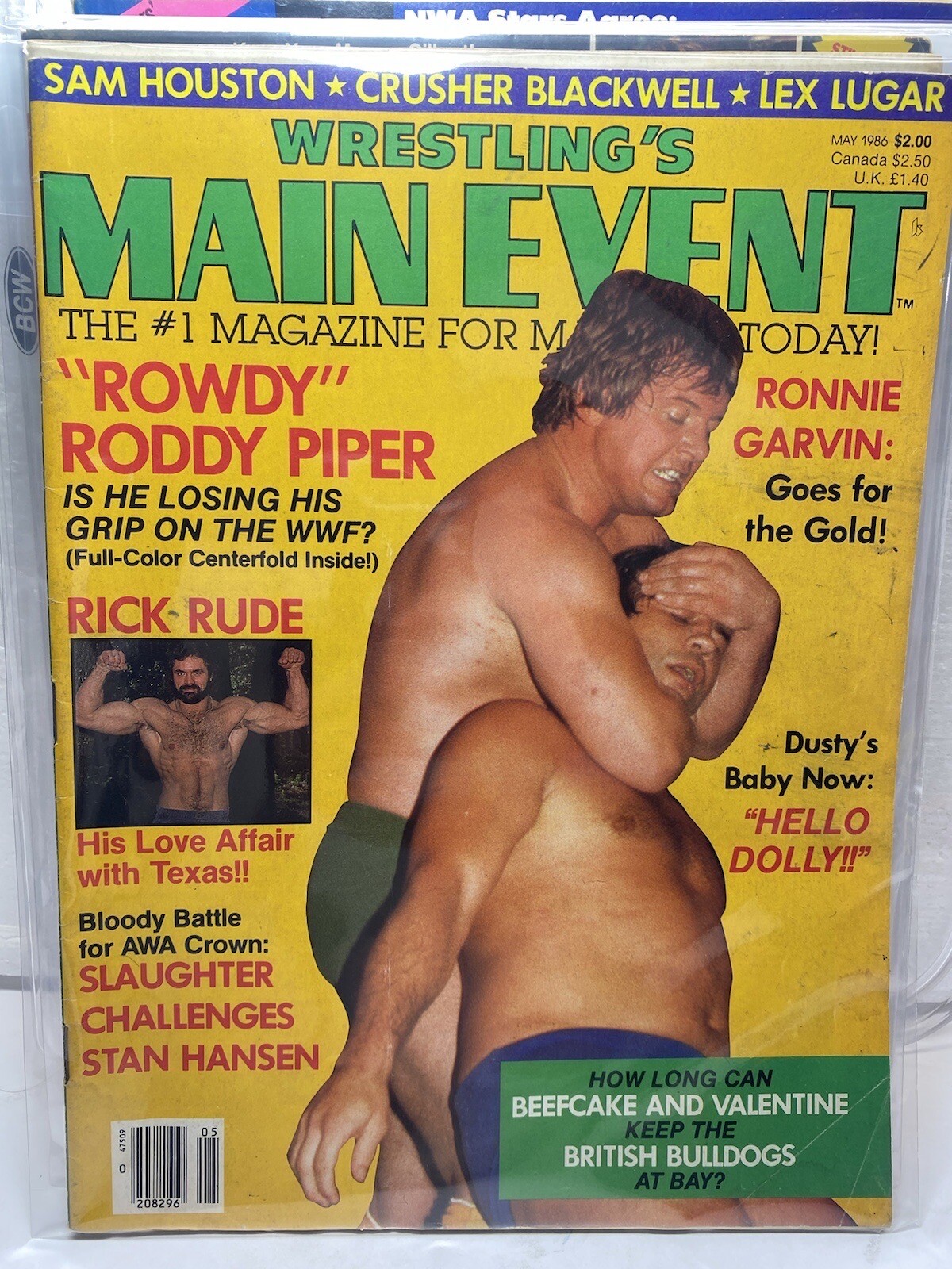 Rick Rude Vs Roddy Piper Roddy Piper Wrestlings Main Event May 1986 Rick Rude Stan Hansen WWE | eBay